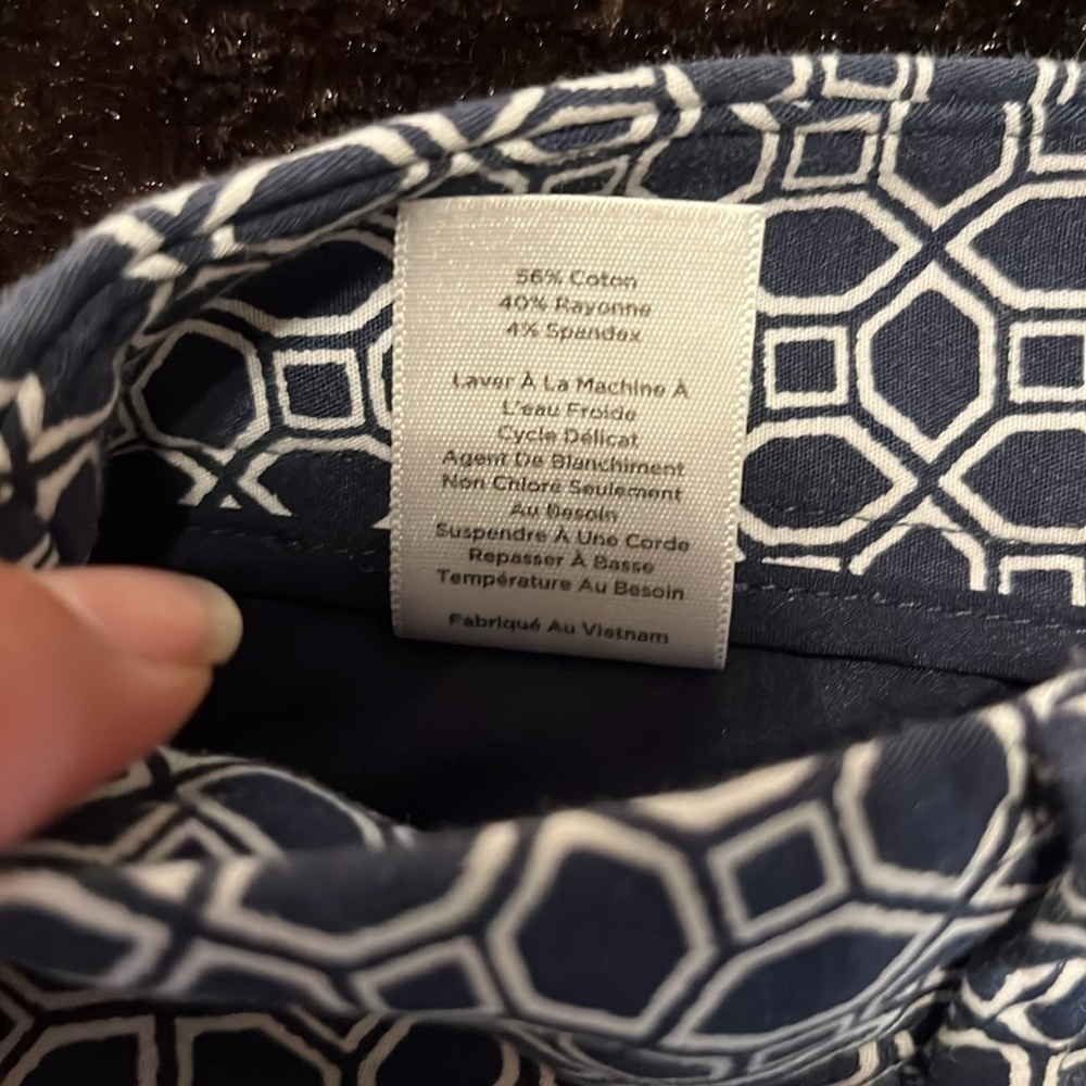 Talbots Hampshire Ankle Pants Curvy Fit SZ 8 - Picture 5 of 9